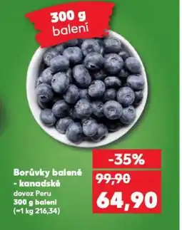 Kaufland Borůvky balené -kanadské nabídka