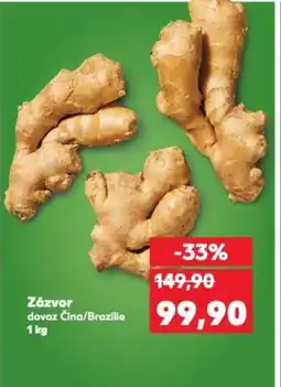 Kaufland Zázvor nabídka
