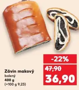 Kaufland Závin makový nabídka