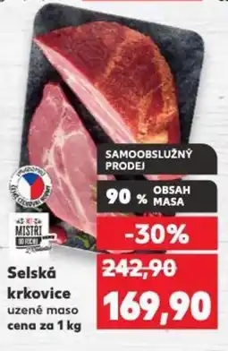 Kaufland Selská krkovice nabídka