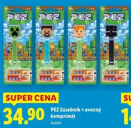 Lidl PEZ Zásobník + ovocný komprimát nabídka
