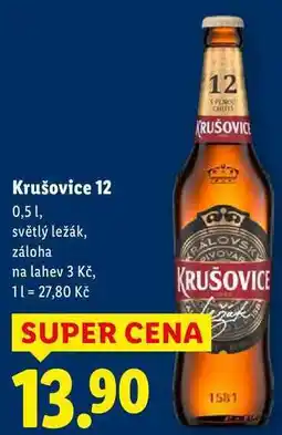 Lidl Krušovice 12 nabídka