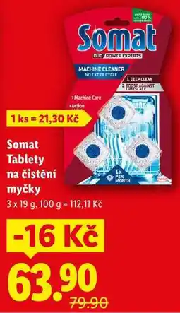 Lidl Somat Tablety na čistění myčky nabídka