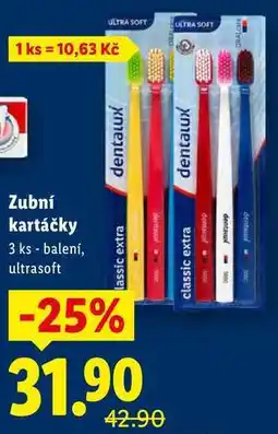 Lidl Zubní kartáčky, 3 ks nabídka