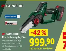 Lidl Aku řetězová pila, 2 Ah nabídka