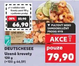 Kaufland DEUTSCHESEE Uzené krevety nabídka