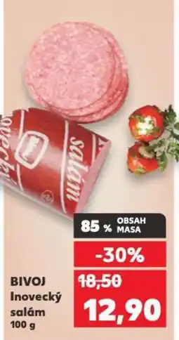 Kaufland BIVOJ Inovecký salám nabídka