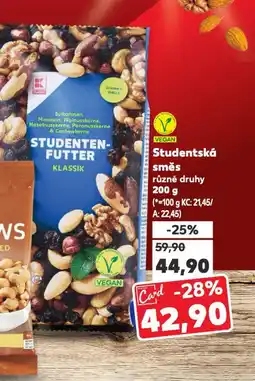 Kaufland Studentská směs nabídka