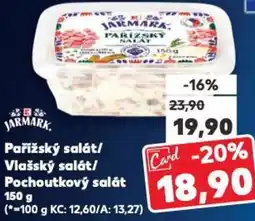 Kaufland Pařížský salát/ Vlašský salát/ Pochoutkový salát nabídka
