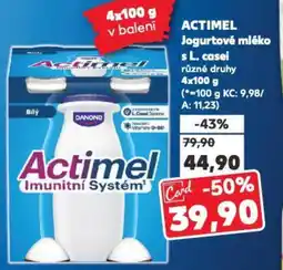 Kaufland ACTIMEL Jogurtové mléko s L. casei nabídka