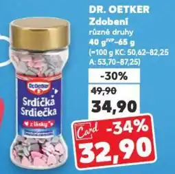 Kaufland DR. OETKER Zdobení nabídka