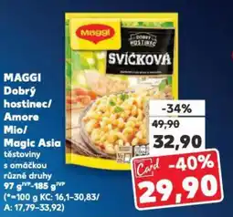 Kaufland MAGGI Dobrý hostinec/ Amore Mio/ Magic Asia nabídka