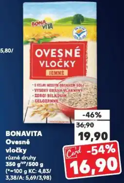 Kaufland BONAVITA Ovesné vločky nabídka