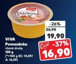 Kaufland VIVA Pomazánka nabídka