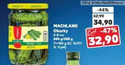 Kaufland MACHLAND Okurky nabídka