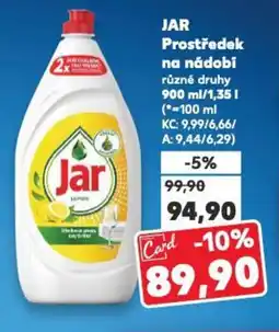 Kaufland JAR Prostředek na nádobí nabídka