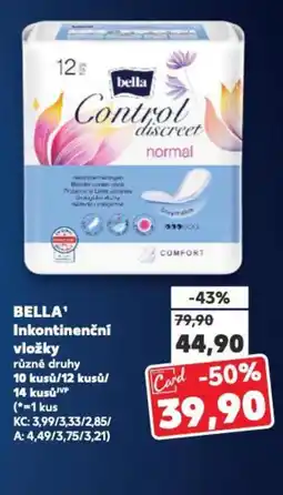 Kaufland BELLA Inkontinenční vložky nabídka