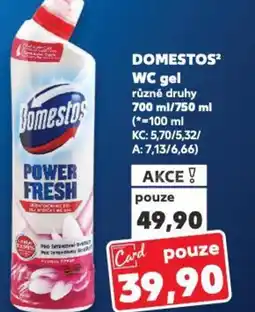 Kaufland DOMESTOS WC gel nabídka