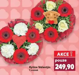 Kaufland Kytice Valentýn nabídka