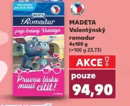 Kaufland MADETA Valentýnský romadur nabídka