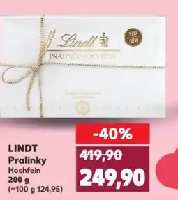Kaufland LINDT Pralinky nabídka