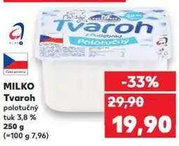 Kaufland MILKO Tvaroh nabídka