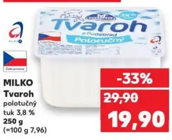 Kaufland MILKO Tvaroh nabídka