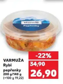 Kaufland VARMUŽA Rybi pepřenky nabídka