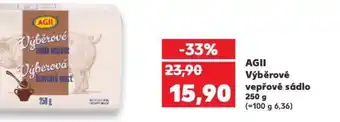 Kaufland AGII Výběrové vepřové sádlo nabídka