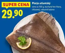 Lidl Platys atlantský, cena za nabídka