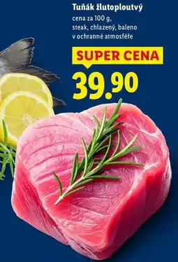 Lidl Tuňák žlutoploutvý, cena za nabídka