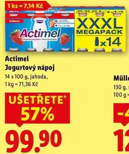 Lidl Actimel Jogurtový nápoj nabídka