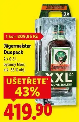 Lidl Jägermeister Duopack nabídka