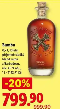 Lidl Bumbu nabídka