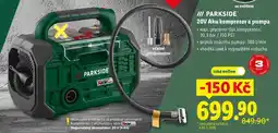 Lidl 20V Aku kompresor a pumpa nabídka