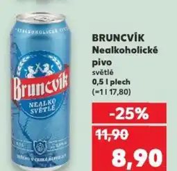 Kaufland BRUNCVÍK Nealkoholické pivo světlé nabídka