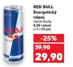 Kaufland RED BULL Energetický nápoj nabídka