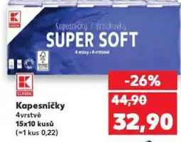 Kaufland Kapesničky 4vrstvé nabídka