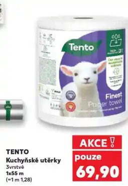 Kaufland TENTO Kuchyňské utěrky nabídka