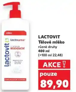 Kaufland LACTOVIT Tělové mléko nabídka