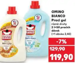 Kaufland OMINO BIANCO Prací gel nabídka