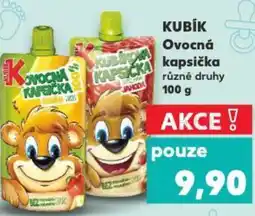 Kaufland KUBÍK Ovocná kapsička nabídka