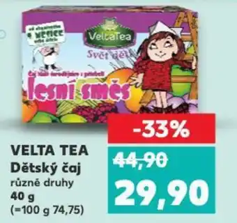 Kaufland VELTA TEA Dětský čaj nabídka