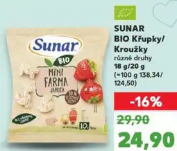 Kaufland SUNAR BIO Křupky/ Kroužky nabídka