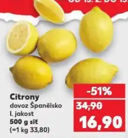 Kaufland Citrony nabídka