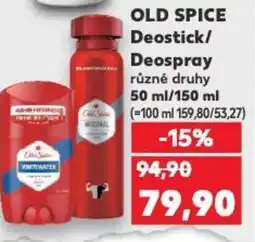 Kaufland OLD SPICE Deostick/ Deospray nabídka