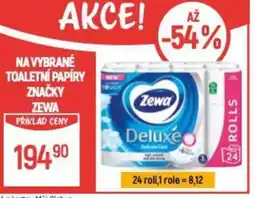 Globus Na vybrané toaletní papíry značky zewa nabídka