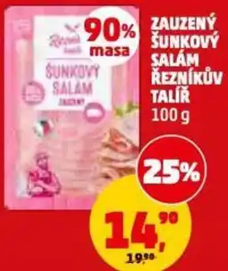 Penny Market Zauzený šunkový salam řezníkův talíř nabídka