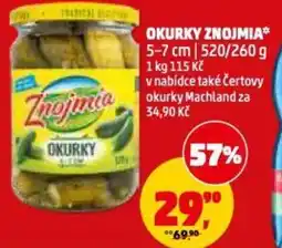 Penny Market Okurky znojmia 5-7 cm nabídka