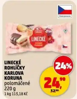 Penny Market Linecké rohlíčky karlova koruna polomáčené nabídka